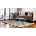 thumbnail image 5 of Unique Loom Color Bordered Traditional Area Rugs, Blue, 5 of 6