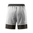thumbnail image 4 of Dagugfen Summer Shorts for Men Drawstring Mesh Solid Color Loose Breatable Workout Sports Shorts, 4 of 7