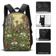 thumbnail image 2 of Plants Vs Zombies 3Pcs Backpack Sets Bookbag with Lunch Bag And Pencil Case for Office Travel Work, 2 of 9