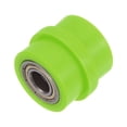 thumbnail image 3 of Unique Bargains 10mm Chain Roller Pulley Tensioner Wheel Guide Convex Type for Bike Sliding Door Green, 3 of 6
