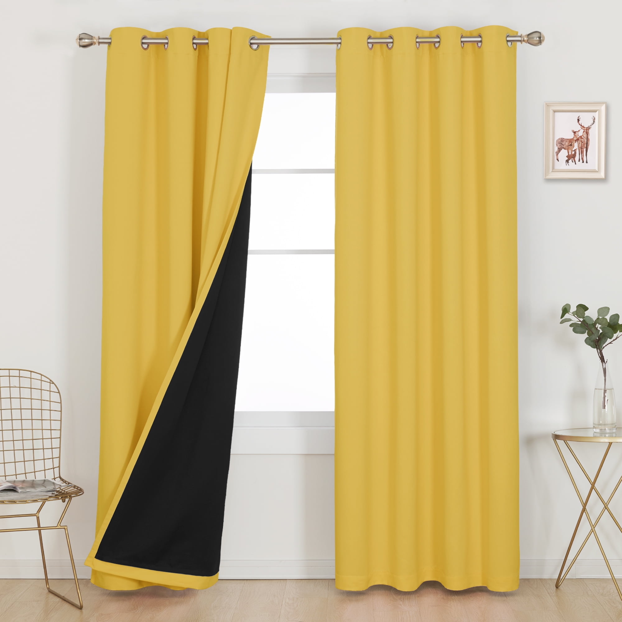 Nursery Curtains Yellow