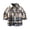 Blue, variant on Unisex Kids Toddler Boys Girls Flannel Plaid Shirt, Long Sleeve Button Down Lapel Jacket with Pocket, Regular Fit Casual Fall Outwear Clothes NB-6T, Blue 100