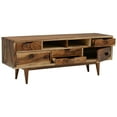 thumbnail image 5 of Turin Live Edge Suar Wood Media Center with 2 doors/4 drawers, 5 of 5