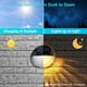 thumbnail image 3 of Set of 4 LED Solar Lights Outdoor Wall Light IP65 Waterproof Decorative Wall Lighting Warm White Light, Wall Fence Lights, 3 of 5
