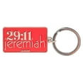 thumbnail image 2 of Dicksons Hope and a Future Red Silver Epoxy Christian Key Ring Keychain, 2 of 6