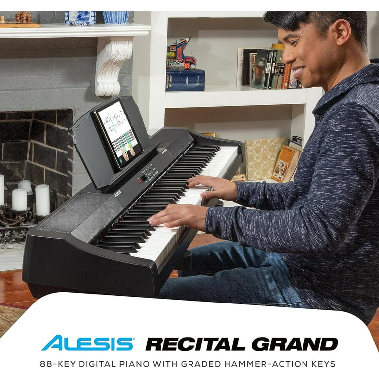 Alesis Recital Grand - Digital Piano 88 Weighted Keys with Alesis Recital Grand - Digital Piano 88 Weighted Keys with