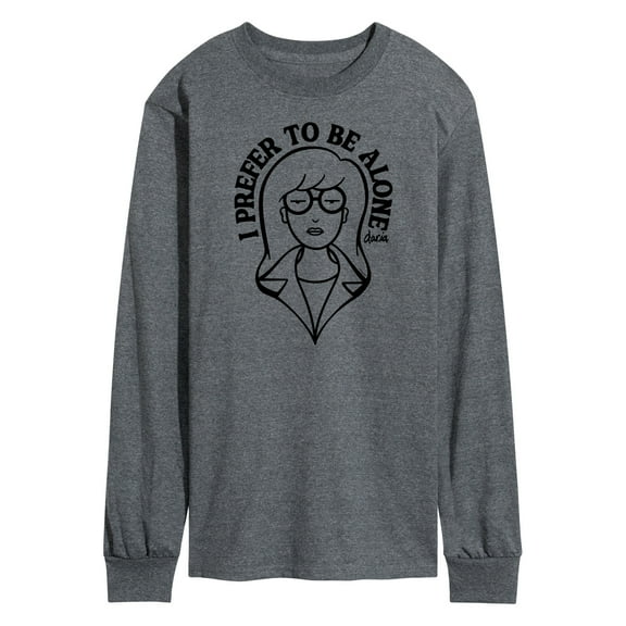 Daria - I Prefer To Be Alone - Men's Long Sleeve T-Shirt
