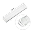 thumbnail image 2 of Unique Bargains Tuyau Acrylique Transparent Tube Rond Rigide 30mm ID 40mm OD 6 Pouces pour Lampes et Lanternes Système de Refroidissement par Eau, 2 of 6