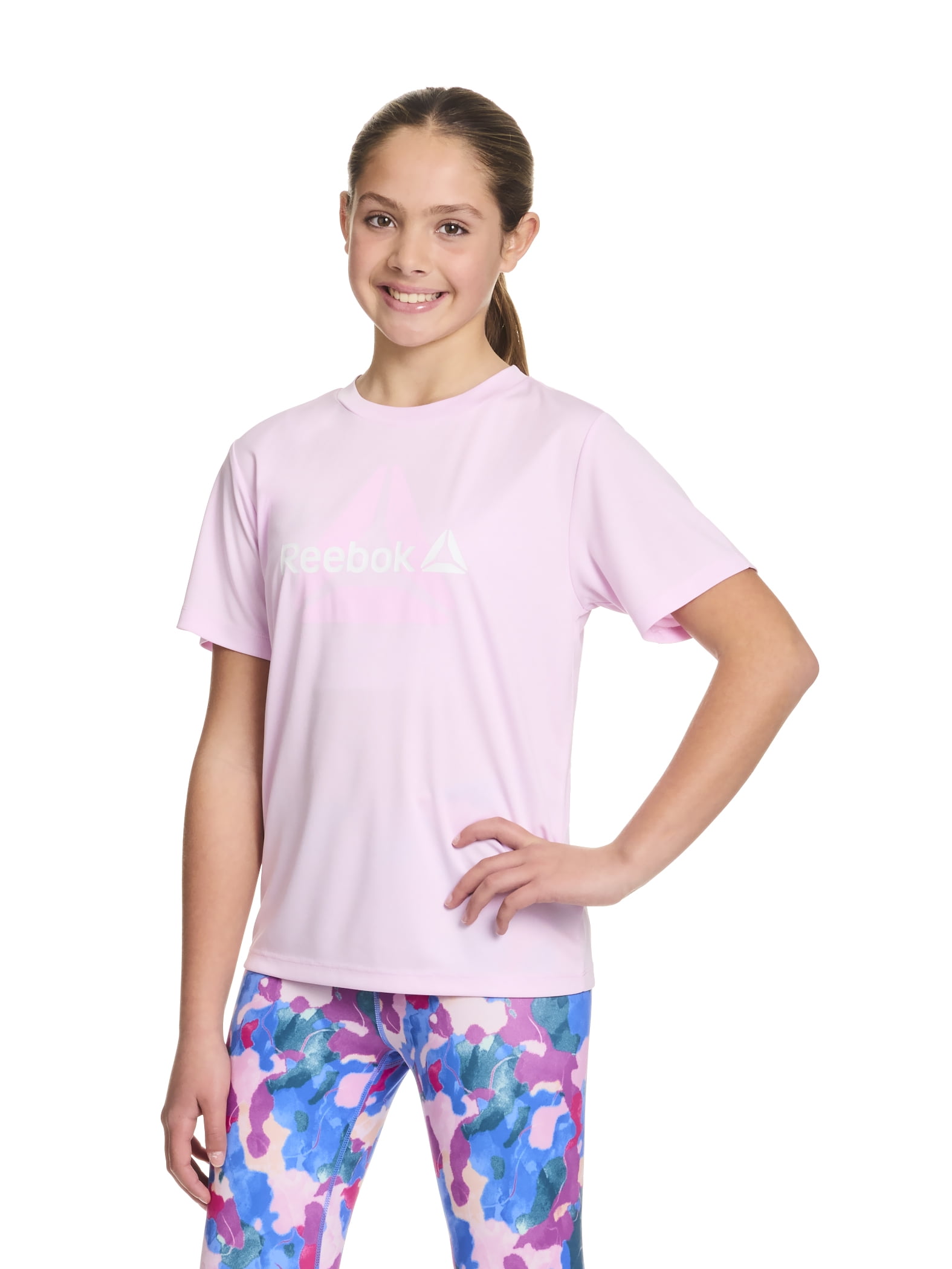 Reebok Girl's Athletic Performance Graphic T-Shirt, Sizes 4-18