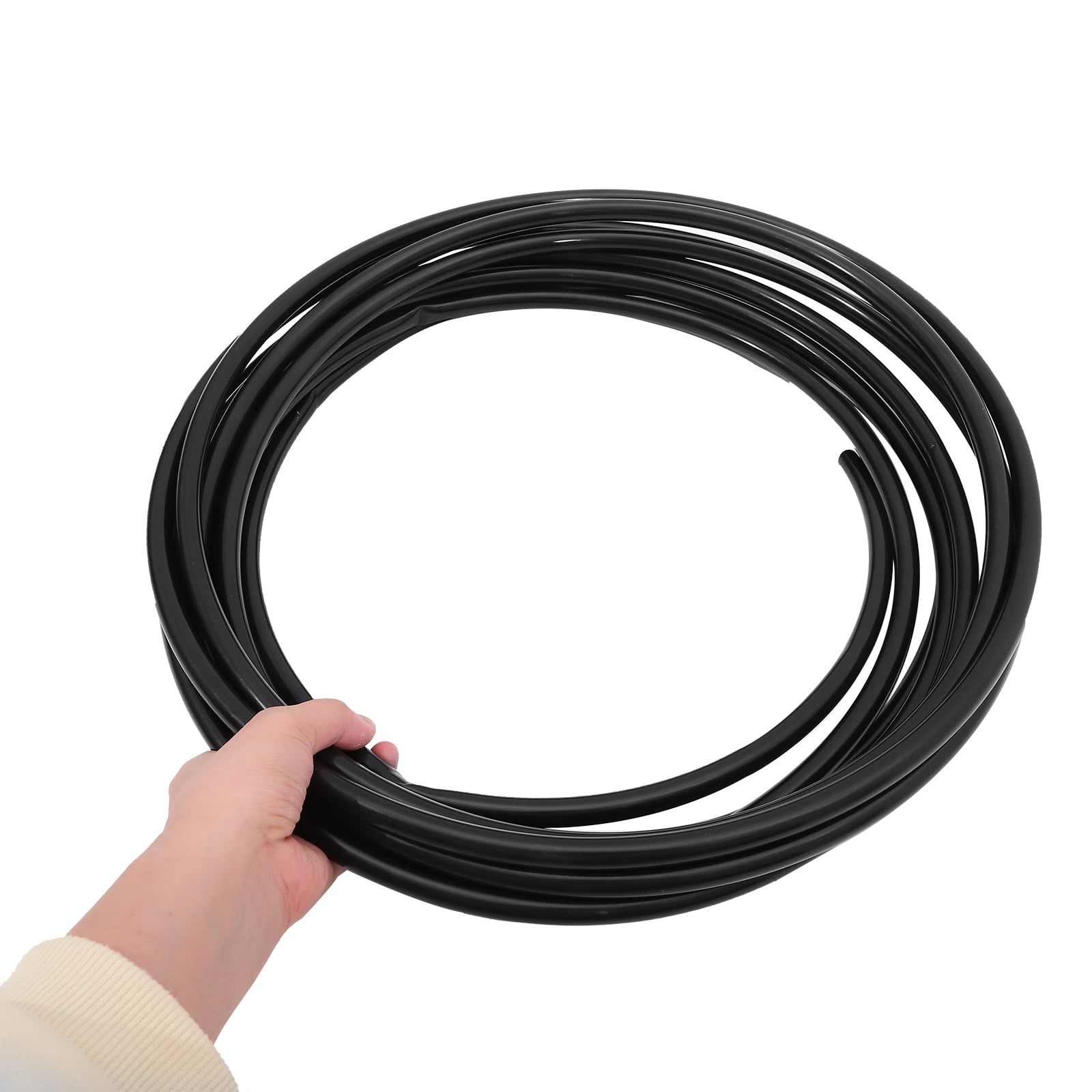 Raindrops Garden Watering Hose with Excellent Durability for Home Use 1 Roll Black PE Material