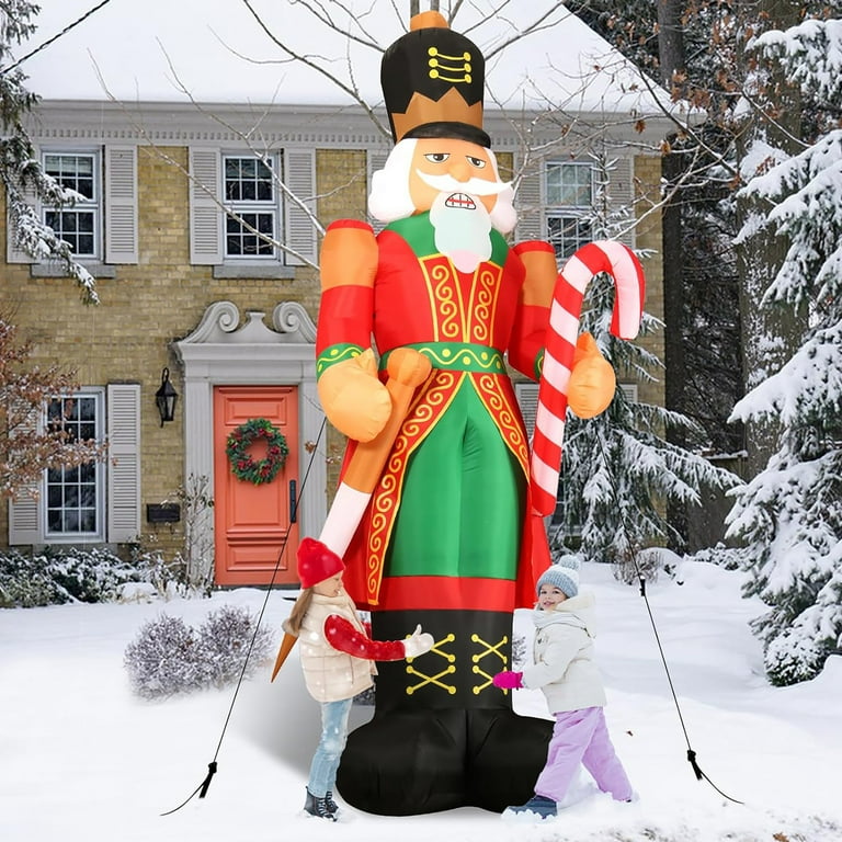 Giant outdoor on sale nutcracker soldier