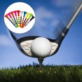 thumbnail image 3 of Meileang 10Pcs Golf Ball Tee Striped Low-Resistance Tip Increase Flight Distance Stabilize Practice Training Golf Ball Holder Golf Training, 3 of 7