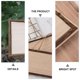 thumbnail image 4 of 5pcs placa de madera sin terminar madera en blanco colgante letrero de madera decoración de café, 4 of 6