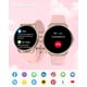 thumbnail image 5 of Reloj conectado para hombre redondo de color rosa Reloj inteligente Monitor de ritmo cardíaco Reloj deportivo Podómetro Impermeable IP68 Seguimiento del sueño Reloj inteligente Bluetooth SMS y notific, 5 of 5