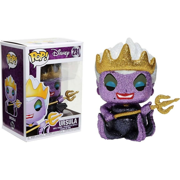 Pop! Disney The Little Mermaid Vinyl Figure Ursula (Diamond Collection) #231 Hot Topic Exclusive