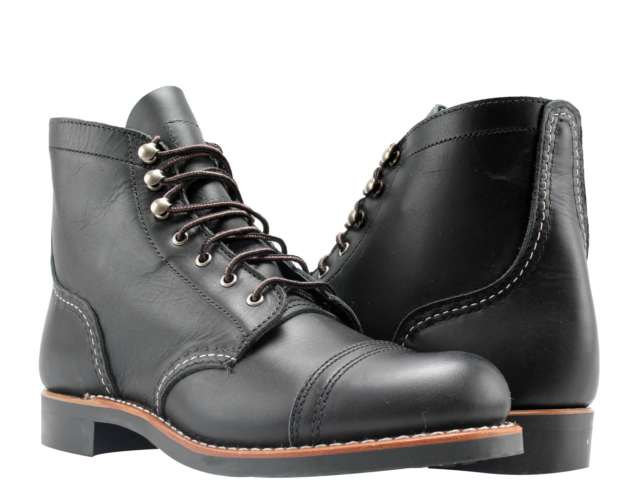 womens black red wing boots