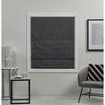 thumbnail image 4 of Exclusive Home Acadia 100% Blackout Polyester Roman Shade, 27"x64", Grey, 4 of 4