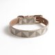 thumbnail image 1 of Collar de perro de cuero tapizado de lujo clásico básico - Cerradura de latón resistente a la oxidación para mascotas grandes y medianas Adepaton Correas y Collares para Perros, 1 of 5