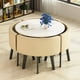 thumbnail image 3 of Dining Table Set 4 Chairs Comedor 4 Sillas Reception Coffee Tables Chairs Kitchen Table Mesas De Jantar Living Room Furniture HY My Lux Decor Round, 3 of 58