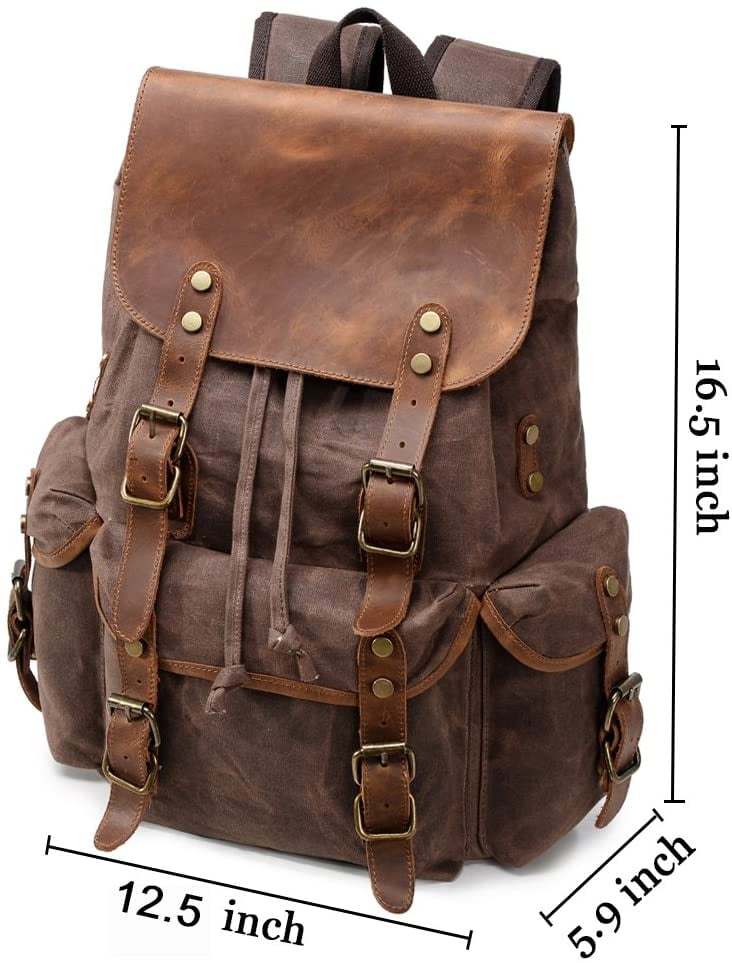 vintage looking backpacks