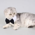 thumbnail image 2 of CHUANK Collier Nœud Papillon pour Chat en Coton, Nœud Papillon Réglable pour Chiot, 2 of 4