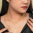thumbnail image 6 of JeenMata Multipack 3 Pcs Dainty Layered Necklace Set - Elegant Infinity Pendant in Yellow Gold Plated - Women's Charm Jewelry Gift, 6 of 6