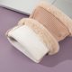 thumbnail image 4 of Guantes de terciopelo de medio dedo para mujer, de invierno, para oficina, para interior, con boca de piel, resistentes al frío, cálidos, de uso versátil, 4 of 6