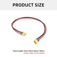 thumbnail image 3 of XT60 Male Female 12AWG Extension Wire for Outdoor Power Solution 10/30/50/100CM, 3 of 7