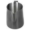 thumbnail image 3 of Multifunctional Coffee Cup Milk Frothing Pitcher Stainless Steel Latte Mug with HandleBlack 350ml, 3 of 10