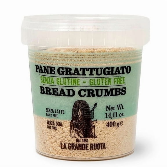 La Grande Ruota Gluten Free Breadcrumbs, 1 Pack – Low Carb, Dairy Free. Vegan, Wholesale – by Food to Live