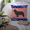 thumbnail image 3 of Carolines TreasuresPatriotic Newfoundland Square Decorative Outdoor Pillow, 3 of 4