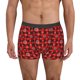 thumbnail image 1 of Fotbe Snowflakes On A Buffalo Plaid Calzoncillos Tipo Boxer con Bolsa de Soporte Total para Hombre, X-Temp Fresco, Transpirable y de Secado Rápido-XX-Large, 1 of 5