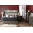 thumbnail image 2 of South Shore Gloria Collection Queen Size Platform Bed, 2 of 9