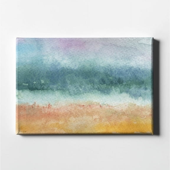 Epic Graffiti "Beach" by Linda Woods, Giclee Canvas Wall Art 26"x40"