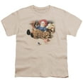 thumbnail image 2 of Wildlife Fun And Games Youth 18/1 T-Shirt Cream, 2 of 2