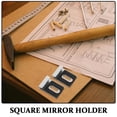 thumbnail image 3 of LOLIPPYY 4Set Mirror Holder Clips Made from Durable Stainless Steel for Bathroom Mirror Fixing, 3 of 6
