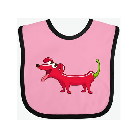 

Inktastic Chili Dog- Cute Pepper Shaped Dog Gift Baby Boy or Baby Girl Bib