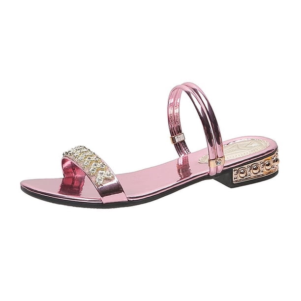 NOVEDAD DE VERANO 2022, sandalias cómodas para mujer, zapatos de tacón alto brillantes, zapatos acogedores de tacón alto dorado y plateado para mujer, Sandals42 Gao Jinjia LED