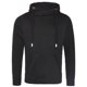 thumbnail image 1 of AWDis - Sudadera con capucha y cuello cruzado para hombre (Negro azabache), 1 of 2