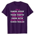 thumbnail image 2 of Jsaierl Breast Cancer Shirts for Women Pink Ribbon Graphic Tees Teen Girls Short Sleeve Tops Plus Size Breast Cancer Awareness T-shirts, 2 of 5