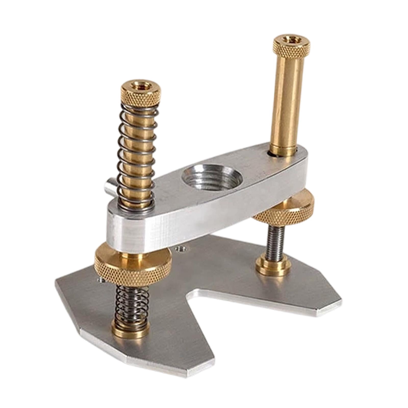Dualoai Guitar Sound Hole Base Durable Metal Adjustable Luthier Tool for Acoustic Guitar