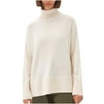 thumbnail image 2 of IROINID Pull à Col Roulé pour Femmes Couleur Unie Confortable Mi-Longueur Manches Longues Automne et Hiver Populaire Pull Tricoté, 2 of 7