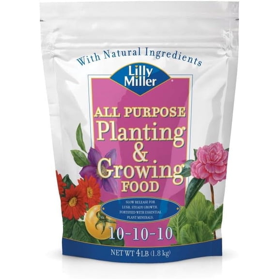 Lilly Miller All Purpose Planting & Growing Fertilizer 10-10-10 4lb