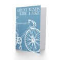 thumbnail image 2 of Sport Great Minds Bike Cycle Greetings Card Plus Envelope Blank inside, 2 of 3