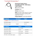 thumbnail image 2 of Downstream Oxygen Sensor - Compatible with 1999 - 2004 Subaru Legacy Brighton 2000 2001 2002 2003, 2 of 2