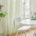 thumbnail image 5 of Deconovo Sheer Curtains for Sliding Glass Door 96 inch Length Grommet Voile Drape Curtains Sage Green 2 Panels 52x96 inch, 5 of 7
