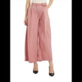 thumbnail image 1 of Pantalones Palazzo Largos de Pierna e Informales de Cintura Alta para Mujer, Talla Regular Rosa XXL, 1 of 8
