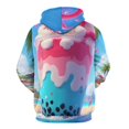 thumbnail image 3 of Tropical Bubble Tea Cup 3D Print Hoodie Men Women Autumn Thin Pullover Sweatshirt Vintage Streetwear Tops, 3 of 6