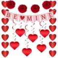 thumbnail image 2 of zhangmingg Valentine's Day Celebration Banner Kit Including Heart Shaped Balloons for Party Decorations, 2 of 8