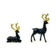 thumbnail image 2 of Ganfancp 2Pcs Geometric Deer Ornaments Resin Reindeer Sculpture Deer Statue Reindeer Ornament For Home Office Desk Decor Rebajas Hoy Liquidación 2X Adornos, 2 of 7